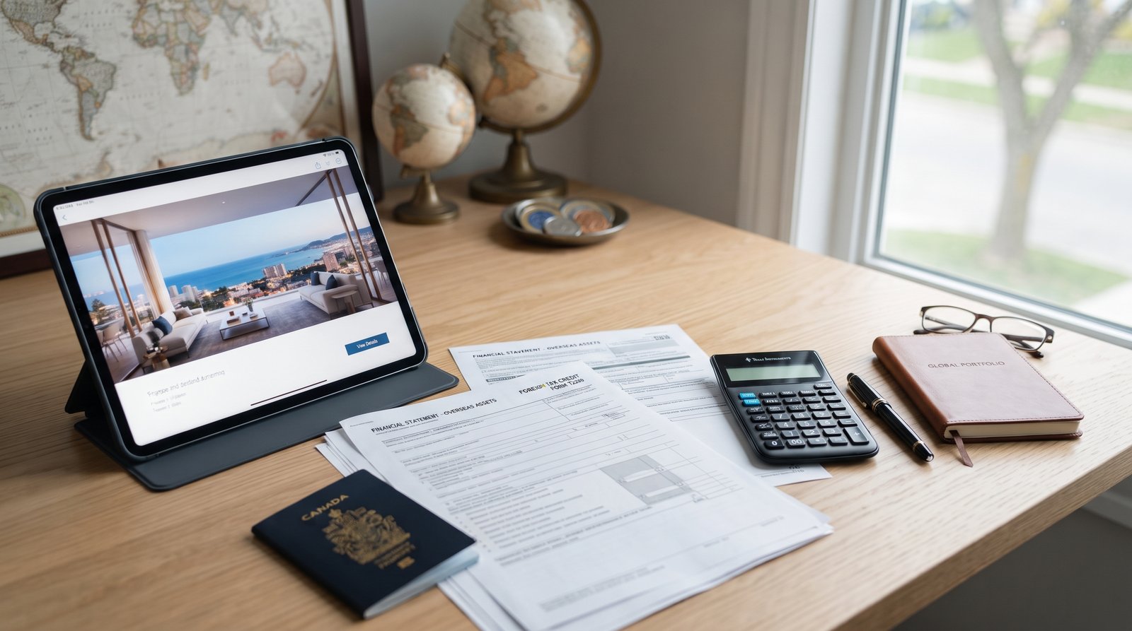 Examples of foreign property and international assets relevant to Canadian tax reporting